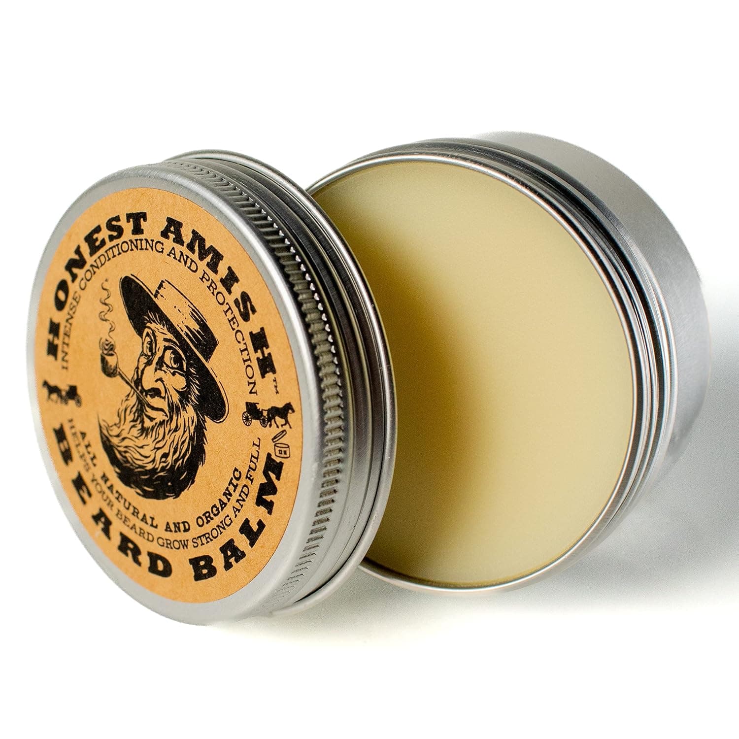Honest Amish Beard Balm, 2 oz, seller photograph